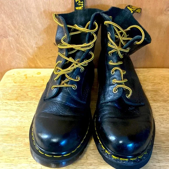Dr martens boots size 11 repaired and reconditioned I do love repairing Dr. Martens working with quality you get  main image 3